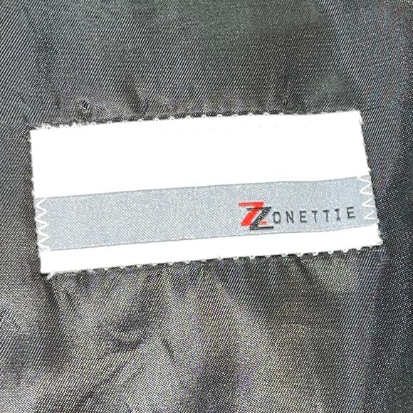 Zonettie Red Shawl Collar Tuxedo Jacket Size 42R - Picture 4 of 5